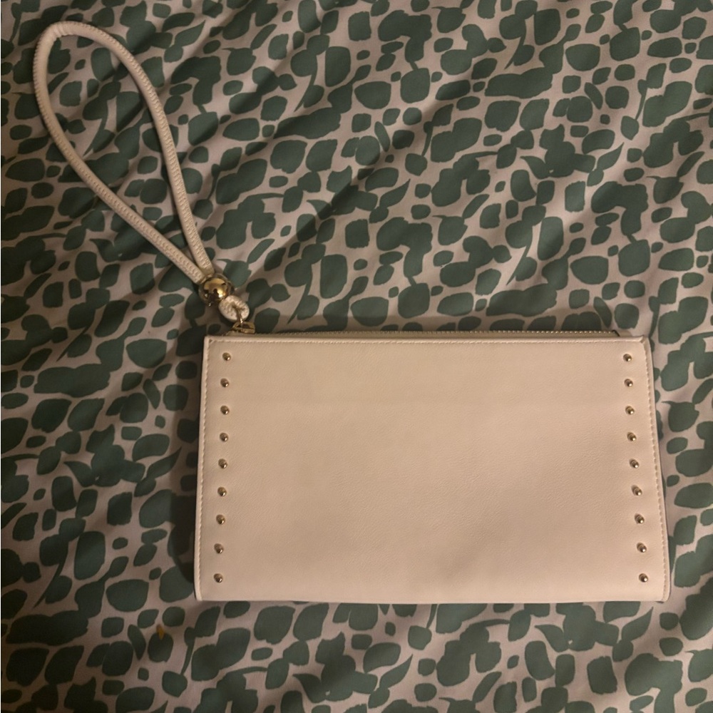 Victoria's Secret Cream Studded Wristlet